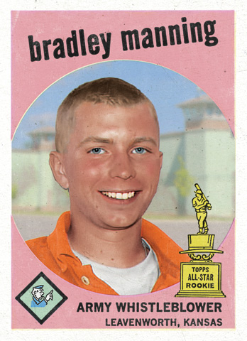 Bradley Manning Trading Card
